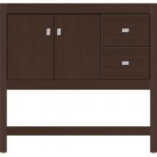 Strasser Woodenwork 54.577 - 36 X 21 X 34.5 Alki Spa Vanity Slab Choc Oak Rh
