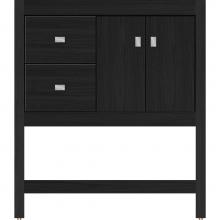 Strasser Woodenwork 54.661 - 30 X 21 X 34.5 Alki Spa Vanity Slab Midnight Oak Lh