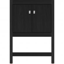 Strasser Woodenwork 54.663 - 24 X 21 X 34.5 Alki Spa Vanity Slab Midnight Oak Std