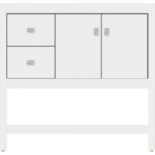 Strasser Woodenwork 54.813 - 36 X 21 X 34.5 Alki Spa Vanity Slab Powder Grey Lh