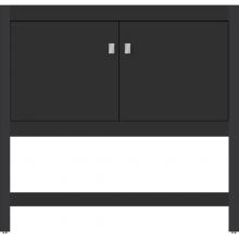 Strasser Woodenwork 51.406 - 36 X 18.5 X 34.5 Alki Spa Vanity Slab Sat Black Std