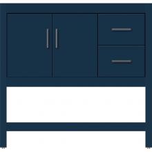Strasser Woodenwork 58-206 - 36 X 18.5 X 34.5 Alki Spa Vanity Slab Lapis Night Rh