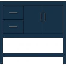 Strasser Woodenwork 58-209 - 36 X 21 X 34.5 Alki Spa Vanity Slab Lapis Night Lh