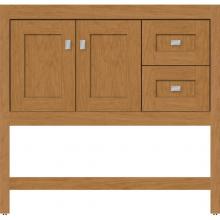 Strasser Woodenwork 51.053 - 36 X 18.5 X 34.5 Alki Spa Vanity Shaker Nat Cherry Rh