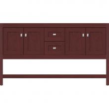Strasser Woodenwork 51.010 - 60 X 18.5 X 34.5 Alki Spa Vanity Shaker Dk Cherry Db