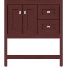 Strasser Woodenwork 51.078 - 30 X 21 X 34.5 Alki Spa Vanity Shaker Dk Cherry Rh