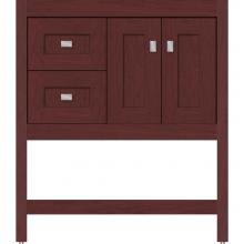 Strasser Woodenwork 51.079 - 30 X 21 X 34.5 Alki Spa Vanity Shaker Dk Cherry Lh