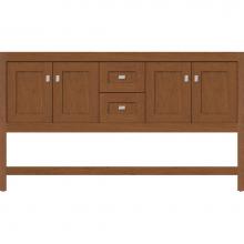 Strasser Woodenwork 51.101 - 60 X 21 X 34.5 Alki Spa Vanity Shaker Cinn Cherry Db