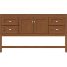 Strasser Woodenwork 51.123 - 60 X 21 X 34.5 Alki Spa Vanity Shaker Cinn Cherry Sb