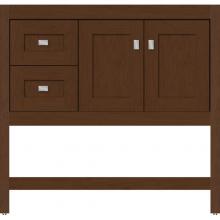Strasser Woodenwork 54.483 - 36 X 21 X 34.5 Alki Spa Vanity Shaker Pecan Cherry Lh