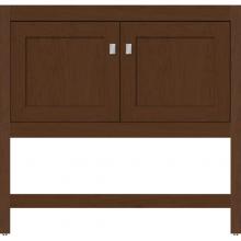 Strasser Woodenwork 54.520 - 36 X 18.5 X 34.5 Alki Spa Vanity Shaker Pecan Cherry Std