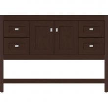 Strasser Woodenwork 51.008 - 48 X 21 X 34.5 Alki Spa Vanity Shaker Choc Cherry Sb