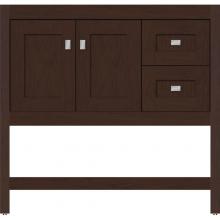 Strasser Woodenwork 51.015 - 36 X 21 X 34.5 Alki Spa Vanity Shaker Choc Cherry Rh