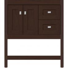 Strasser Woodenwork 51.020 - 30 X 18.5 X 34.5 Alki Spa Vanity Shaker Choc Cherry Rh