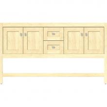 Strasser Woodenwork 51.004 - 60 X 21 X 34.5 Alki Spa Vanity Shaker Nat Maple Db