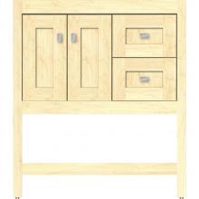 Strasser Woodenwork 51.080 - 30 X 21 X 34.5 Alki Spa Vanity Shaker Nat Maple Rh