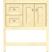 Strasser Woodenwork 51.081 - 30 X 21 X 34.5 Alki Spa Vanity Shaker Nat Maple Lh