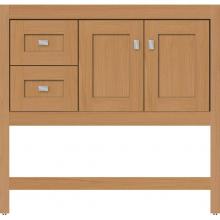 Strasser Woodenwork 51.504 - 36 X 21 X 34.5 Alki Spa Vanity Shaker Nat Oak Lh