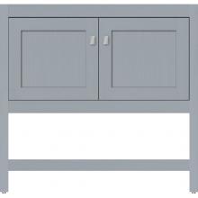 Strasser Woodenwork 51.706 - 36 X 21 X 34.5 Alki Spa Vanity Shaker Silver Oak Std