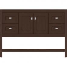 Strasser Woodenwork 54.556 - 48 X 18.5 X 34.5 Alki Spa Vanity Shaker Choc Oak Sb