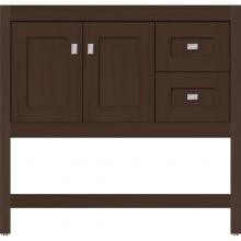 Strasser Woodenwork 54.559 - 36 X 21 X 34.5 Alki Spa Vanity Shaker Choc Oak Rh