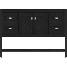 Strasser Woodenwork 54.633 - 48 X 21 X 34.5 Alki Spa Vanity Shaker Midnight Oak Sb