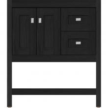 Strasser Woodenwork 54.642 - 30 X 18.5 X 34.5 Alki Spa Vanity Shaker Midnight Oak Rh