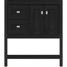 Strasser Woodenwork 54.643 - 30 X 21 X 34.5 Alki Spa Vanity Shaker Midnight Oak Lh