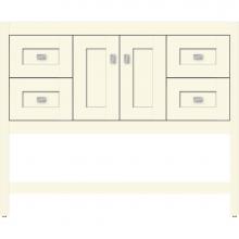 Strasser Woodenwork 51.069 - 42 X 21 X 34.5 Alki Spa Vanity Shaker Sat Biscuit Sb