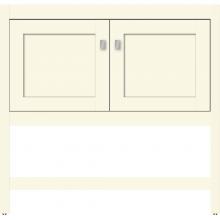 Strasser Woodenwork 51.412 - 36 X 18.5 X 34.5 Alki Spa Vanity Shaker Sat Biscuit Std