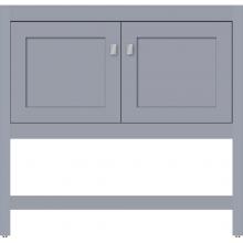 Strasser Woodenwork 54.753 - 36 X 21 X 34.5 Alki Spa Vanity Shaker Sat Silver Std