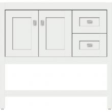 Strasser Woodenwork 54.794 - 36 X 18.5 X 34.5 Alki Spa Vanity Shaker Powder Grey Rh