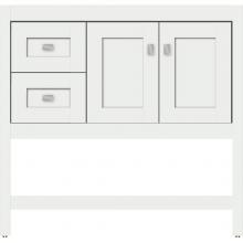 Strasser Woodenwork 54.795 - 36 X 21 X 34.5 Alki Spa Vanity Shaker Powder Grey Lh