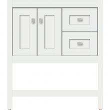 Strasser Woodenwork 54.797 - 30 X 21 X 34.5 Alki Spa Vanity Shaker Powder Grey Rh