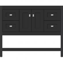 Strasser Woodenwork 51.131 - 42 X 21 X 34.5 Alki Spa Vanity Shaker Sat Black Sb