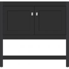 Strasser Woodenwork 51.422 - 36 X 18.5 X 34.5 Alki Spa Vanity Shaker Sat Black Std