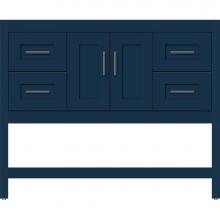 Strasser Woodenwork 58-160 - 42 X 18.5 X 34.5 Alki Spa Vanity Shaker Lapis Night Sb