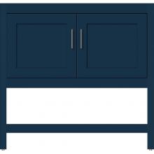 Strasser Woodenwork 58-170 - 36 X 18.5 X 34.5 Alki Spa Vanity Shaker Lapis Night Std