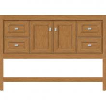 Strasser Woodenwork 54.236 - 48 X 21 X 34.5 Alki Spa Vanity Deco Miter Nat Cherry Sb