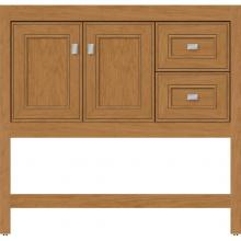 Strasser Woodenwork 54.265 - 36 X 18.5 X 34.5 Alki Spa Vanity Deco Miter Nat Cherry Rh