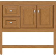 Strasser Woodenwork 54.266 - 36 X 18.5 X 34.5 Alki Spa Vanity Deco Miter Nat Cherry Lh