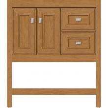 Strasser Woodenwork 54.288 - 30 X 21 X 34.5 Alki Spa Vanity Deco Miter Nat Cherry Rh
