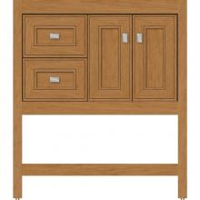 Strasser Woodenwork 54.300 - 30 X 18.5 X 34.5 Alki Spa Vanity Deco Miter Nat Cherry Lh