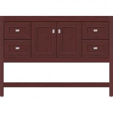 Strasser Woodenwork 54.241 - 48 X 18.5 X 34.5 Alki Spa Vanity Deco Miter Dk Cherry Sb