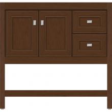 Strasser Woodenwork 54.534 - 36 X 18.5 X 34.5 Alki Spa Vanity Deco Miter Pecan Cherry Rh