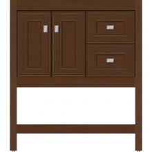 Strasser Woodenwork 54.537 - 30 X 21 X 34.5 Alki Spa Vanity Deco Miter Pecan Cherry Rh