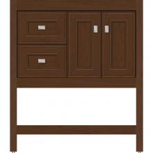 Strasser Woodenwork 54.539 - 30 X 21 X 34.5 Alki Spa Vanity Deco Miter Pecan Cherry Lh