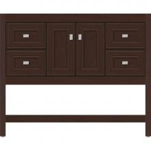 Strasser Woodenwork 54.226 - 42 X 18.5 X 34.5 Alki Spa Vanity Deco Miter Choc Cherry Sb