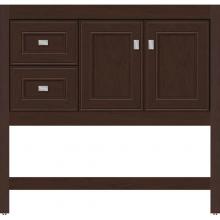 Strasser Woodenwork 54.230 - 36 X 18.5 X 34.5 Alki Spa Vanity Deco Miter Choc Cherry Lh