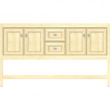 Strasser Woodenwork 54.224 - 60 X 18.5 X 34.5 Alki Spa Vanity Deco Miter Nat Maple Db